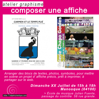 atelier affiche